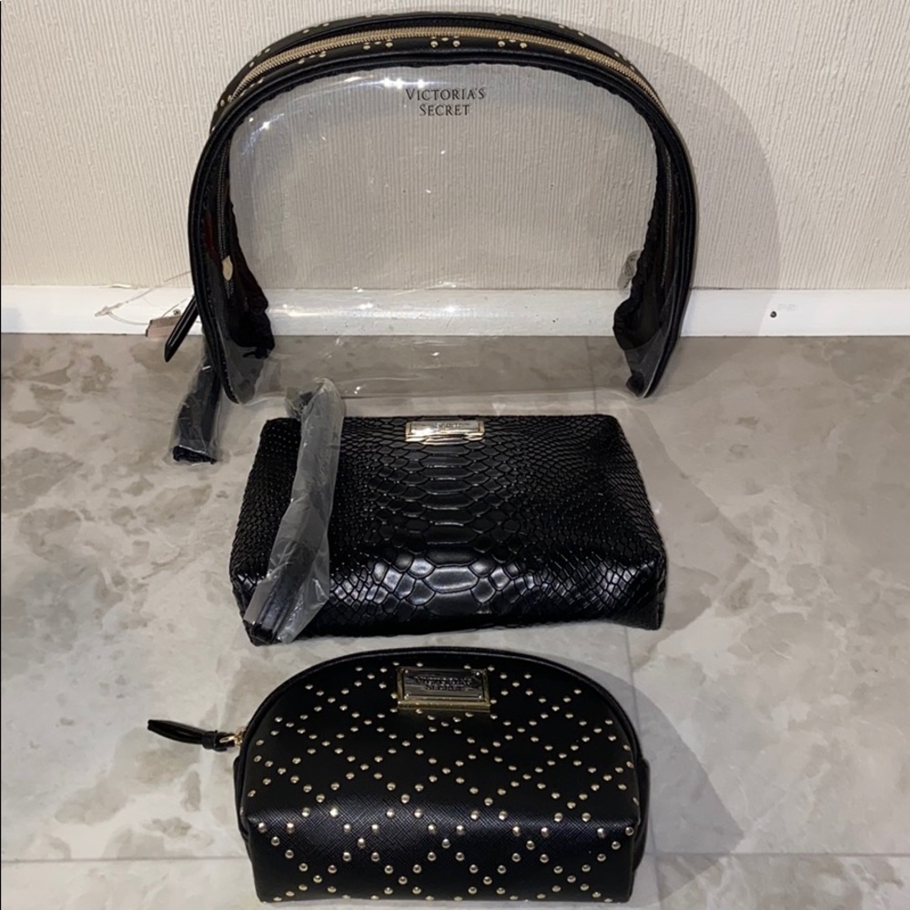 Victoria’s Secret Cosmetic Bag Set of 3 - Picture 2 of 2